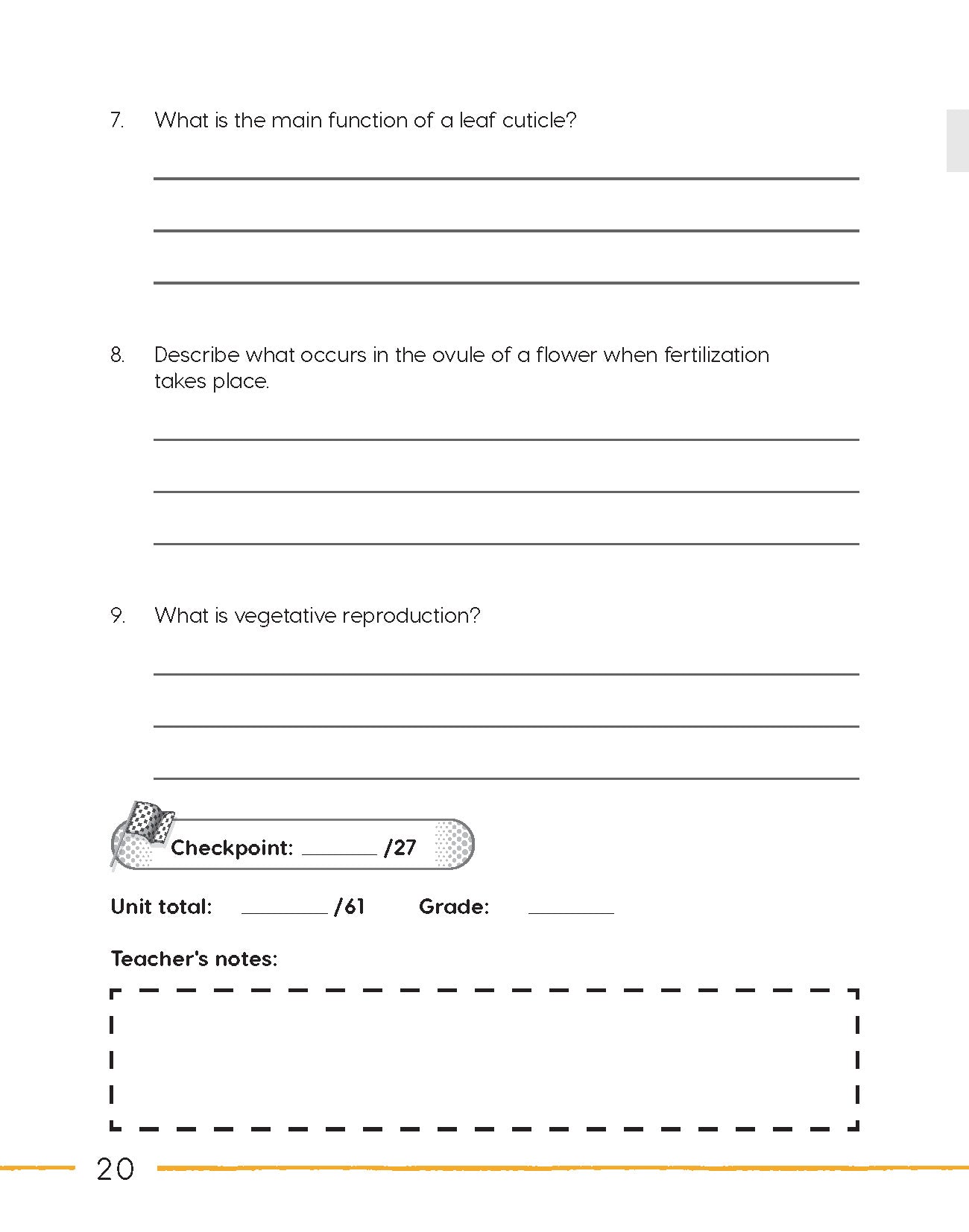 Next Generation Science – Review and Assessment Level 5