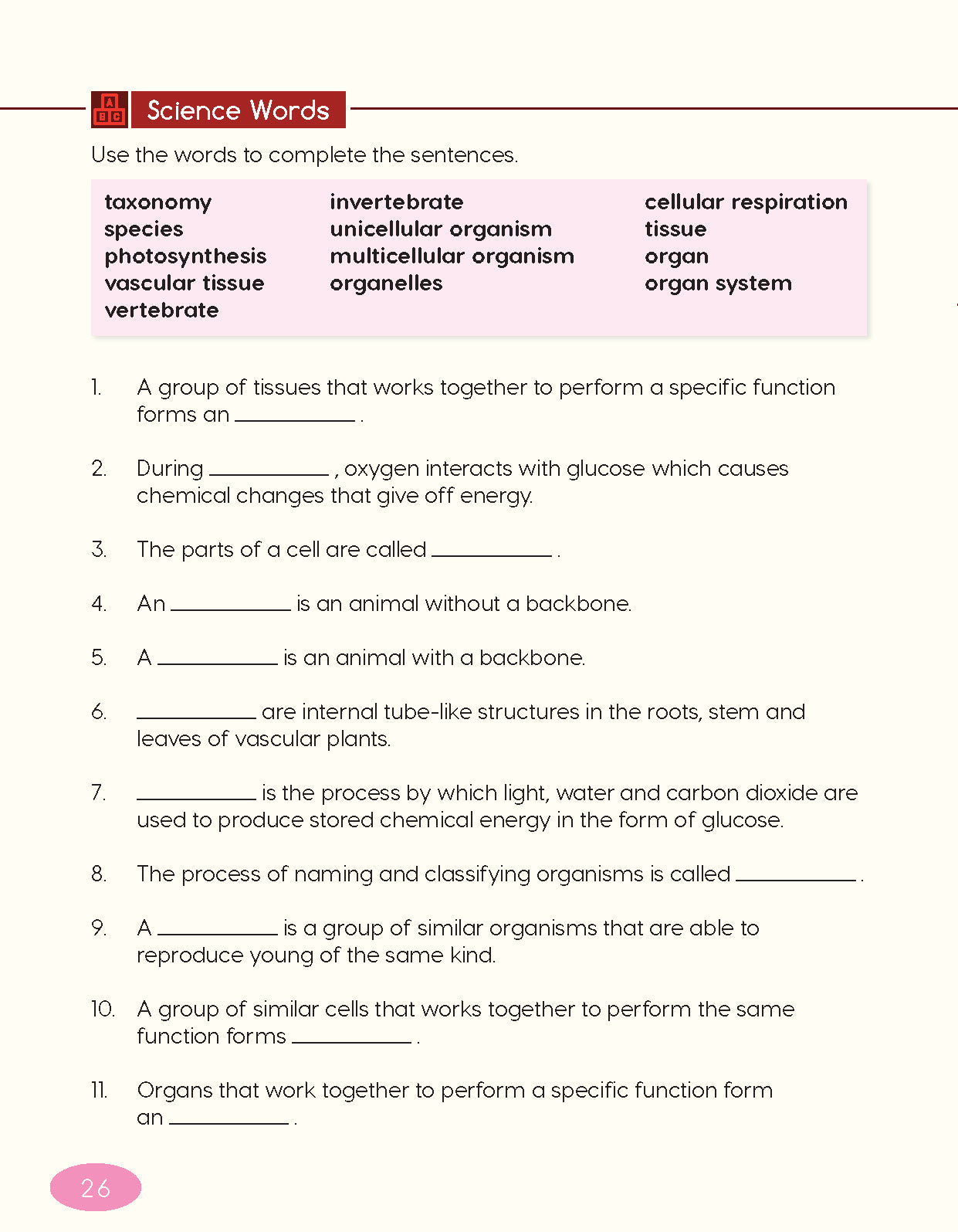 Next Generation Science Textbook – Grade 6, Book A