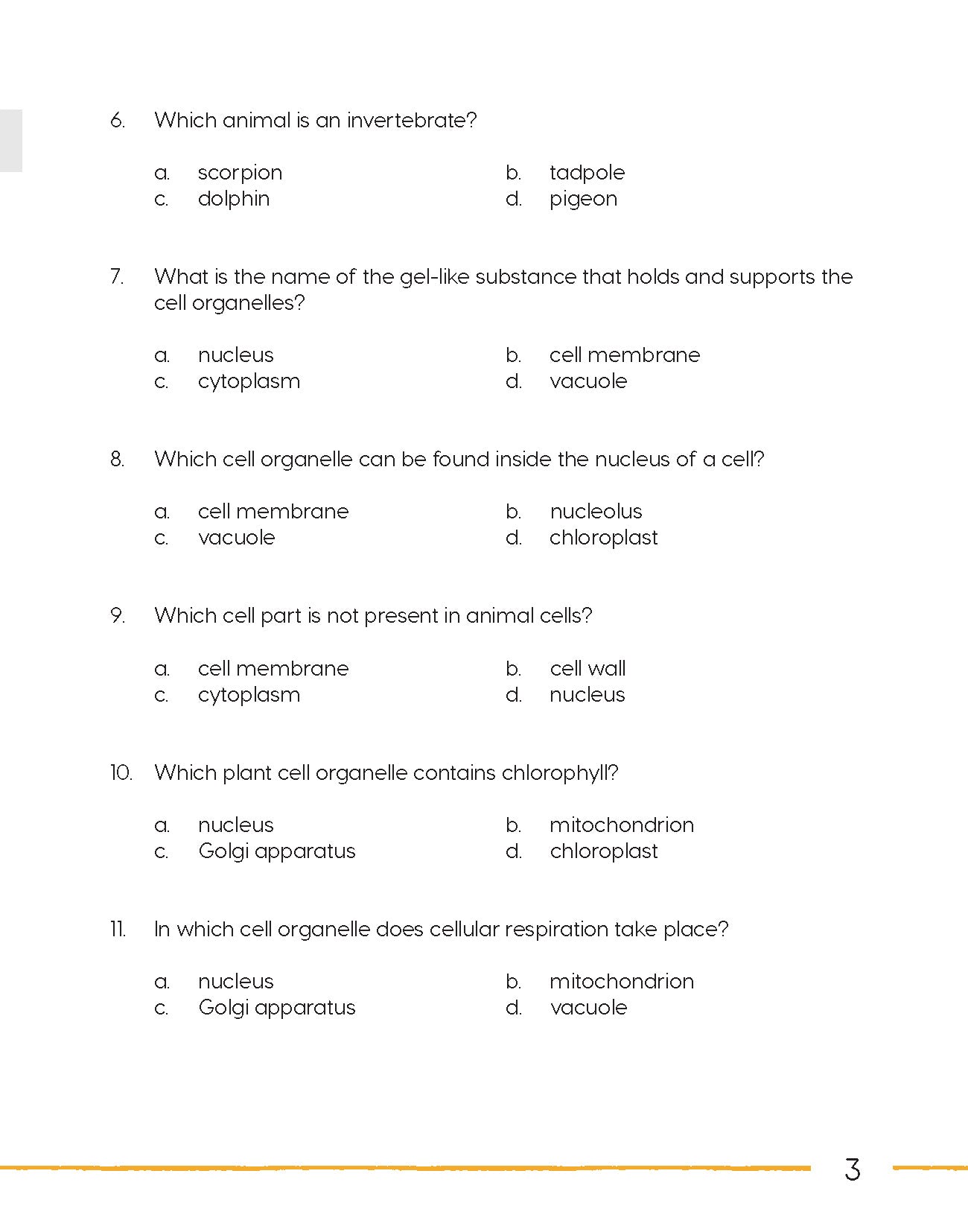 Next Generation Science – Review and Assessment Level 6