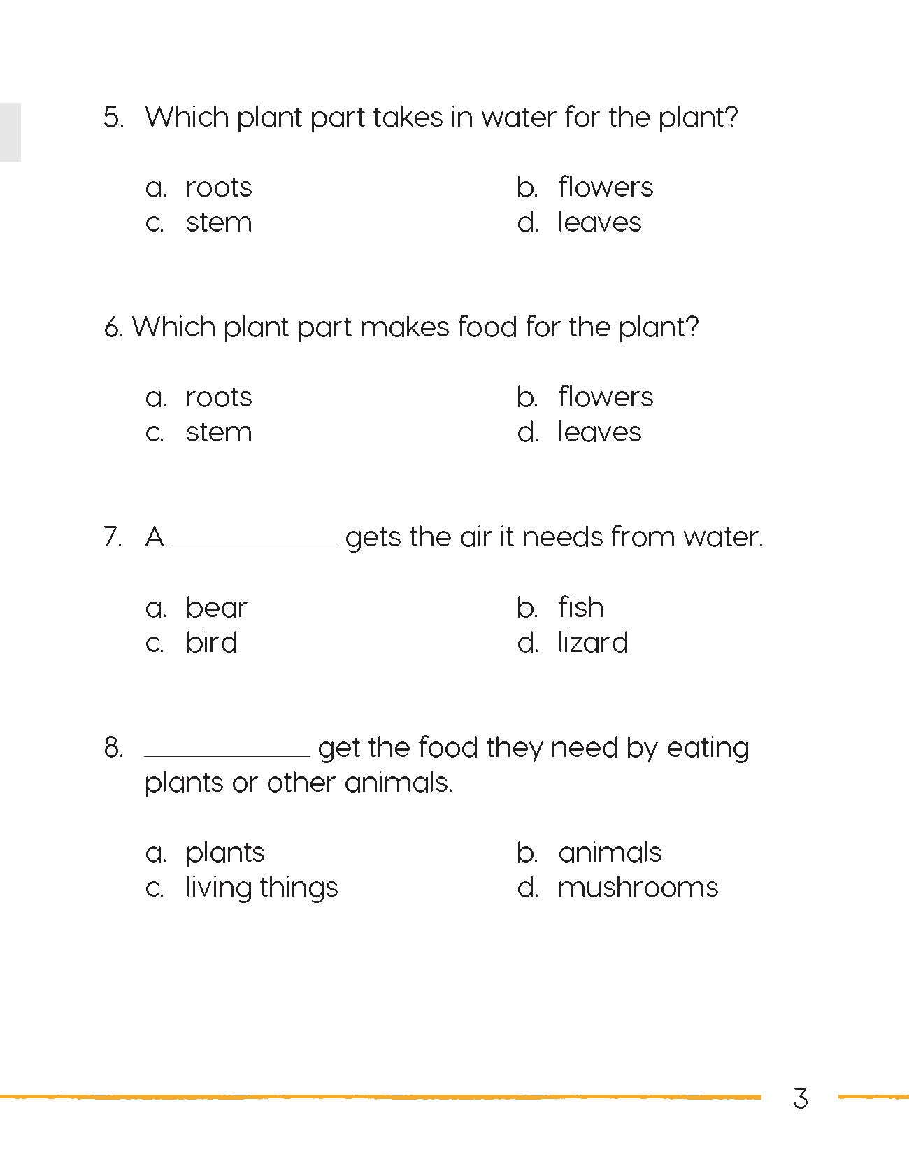 Next Generation Science – Review and Assessment Level 1