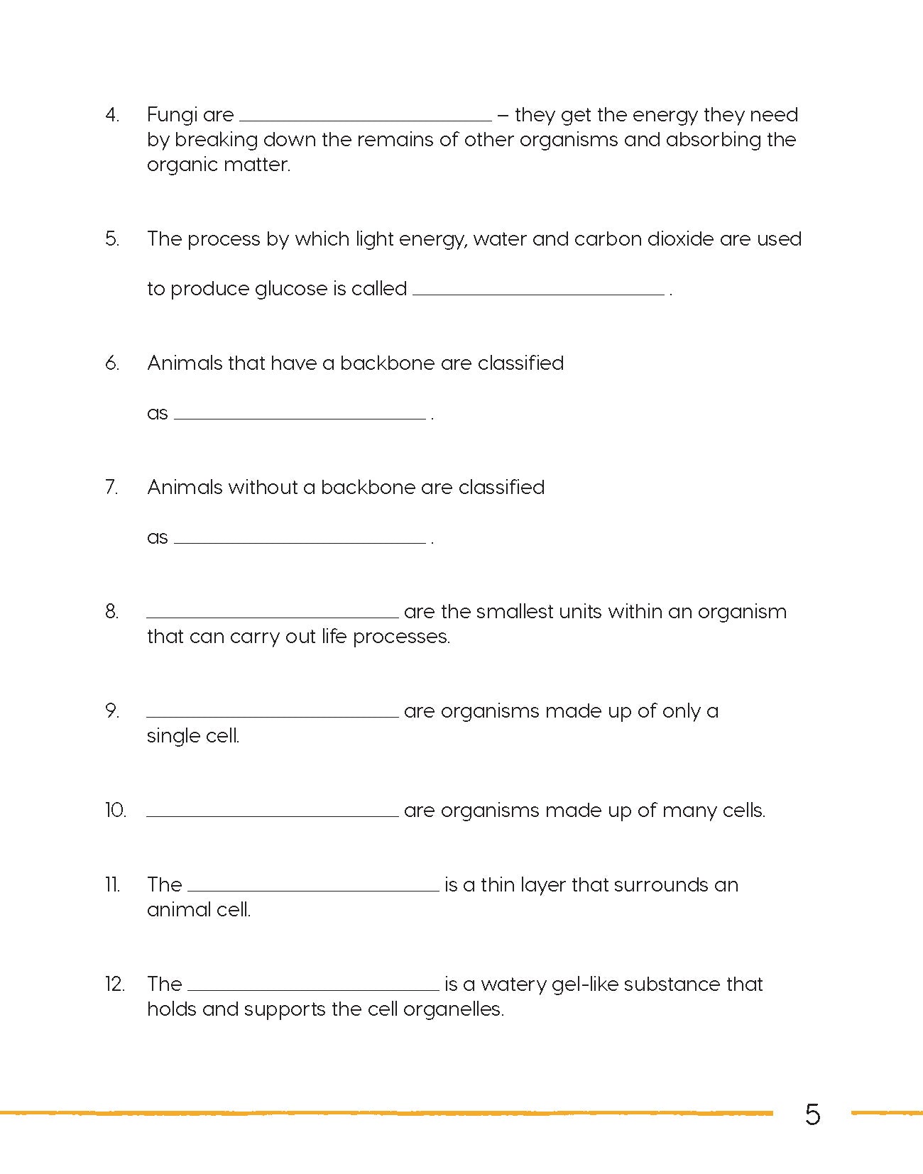 Next Generation Science – Review and Assessment Level 6