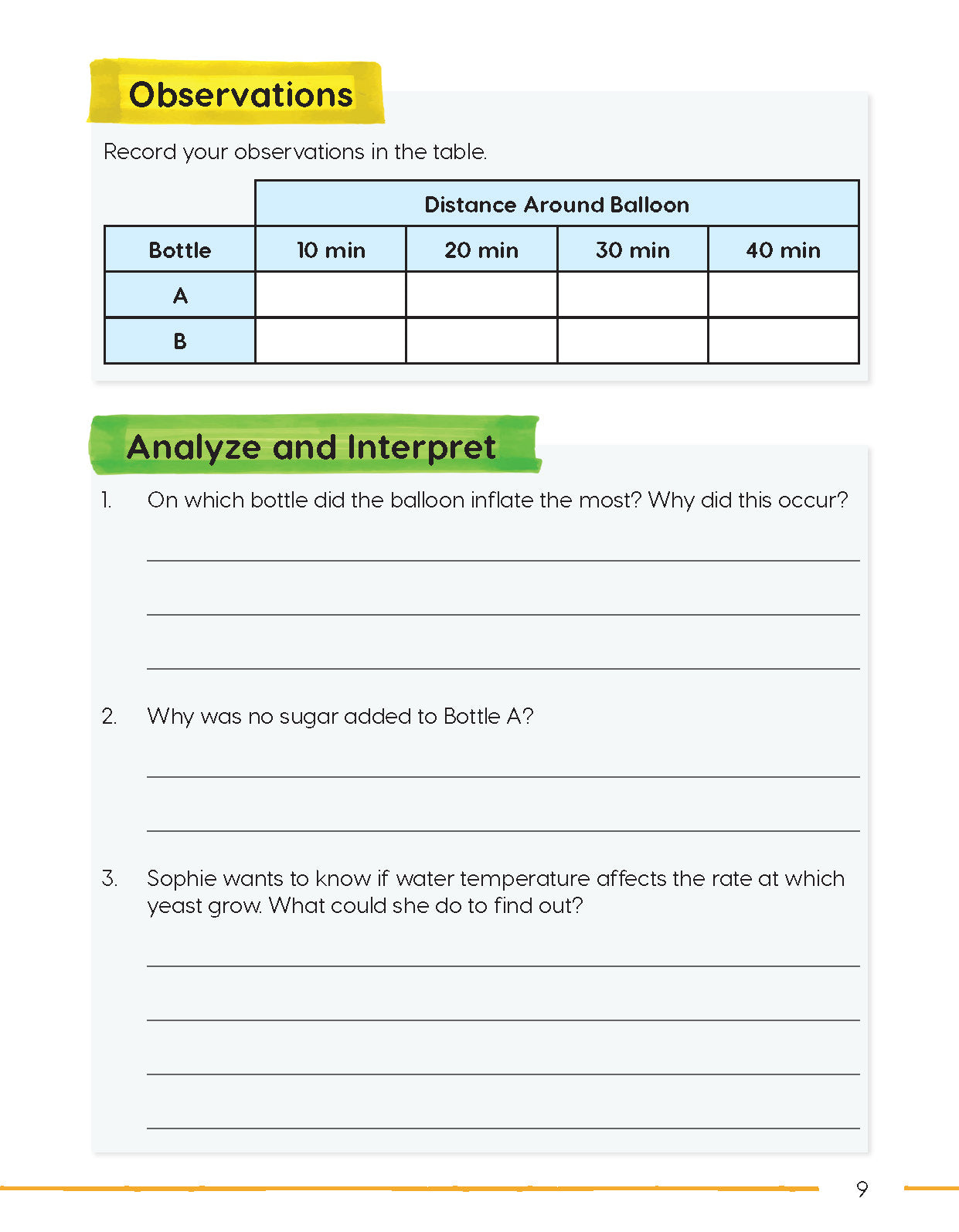 Next Generation Science Activity Book – Grade 5, Book A