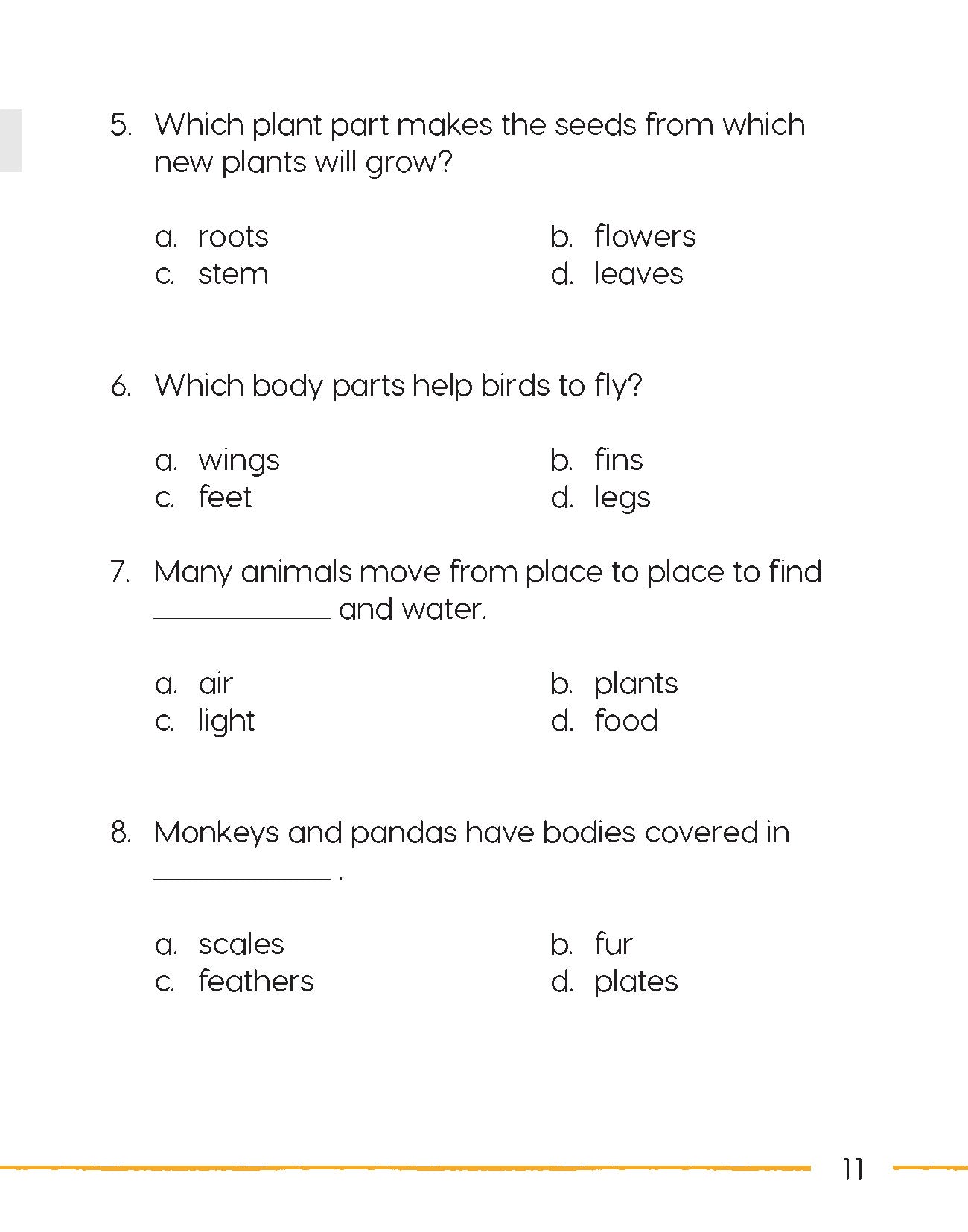 Next Generation Science – Review and Assessment Level 1