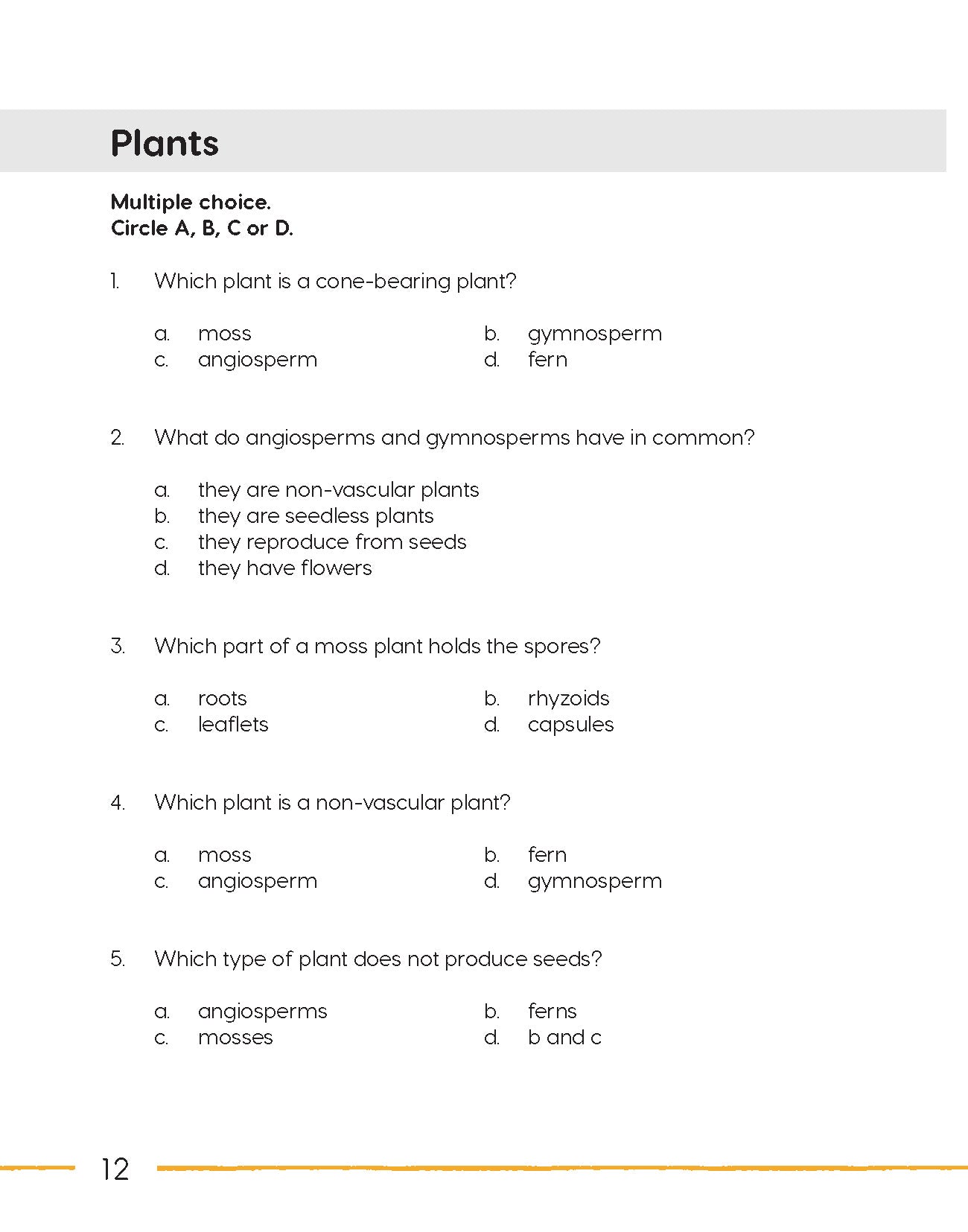 Next Generation Science – Review and Assessment Level 6