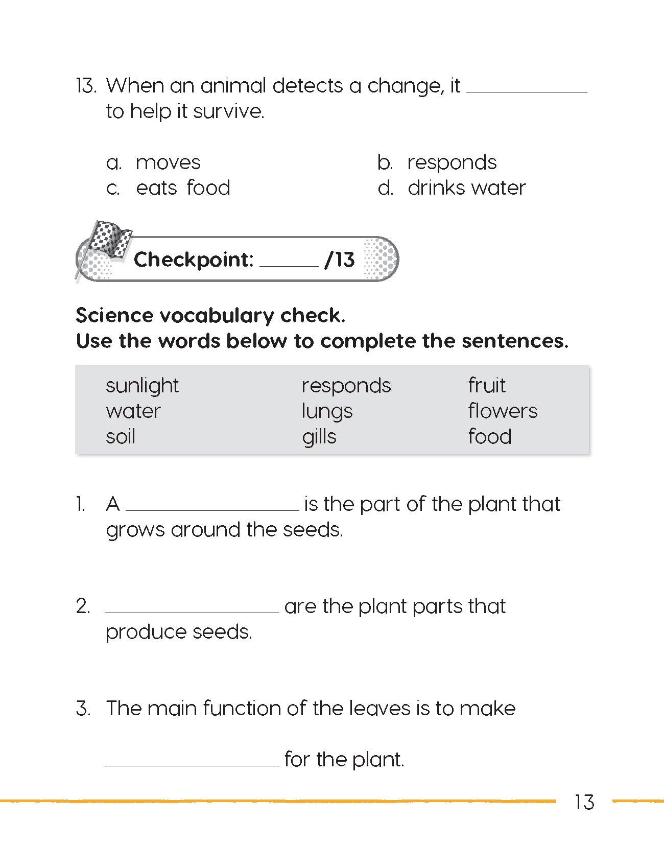 Next Generation Science – Review and Assessment Level 1