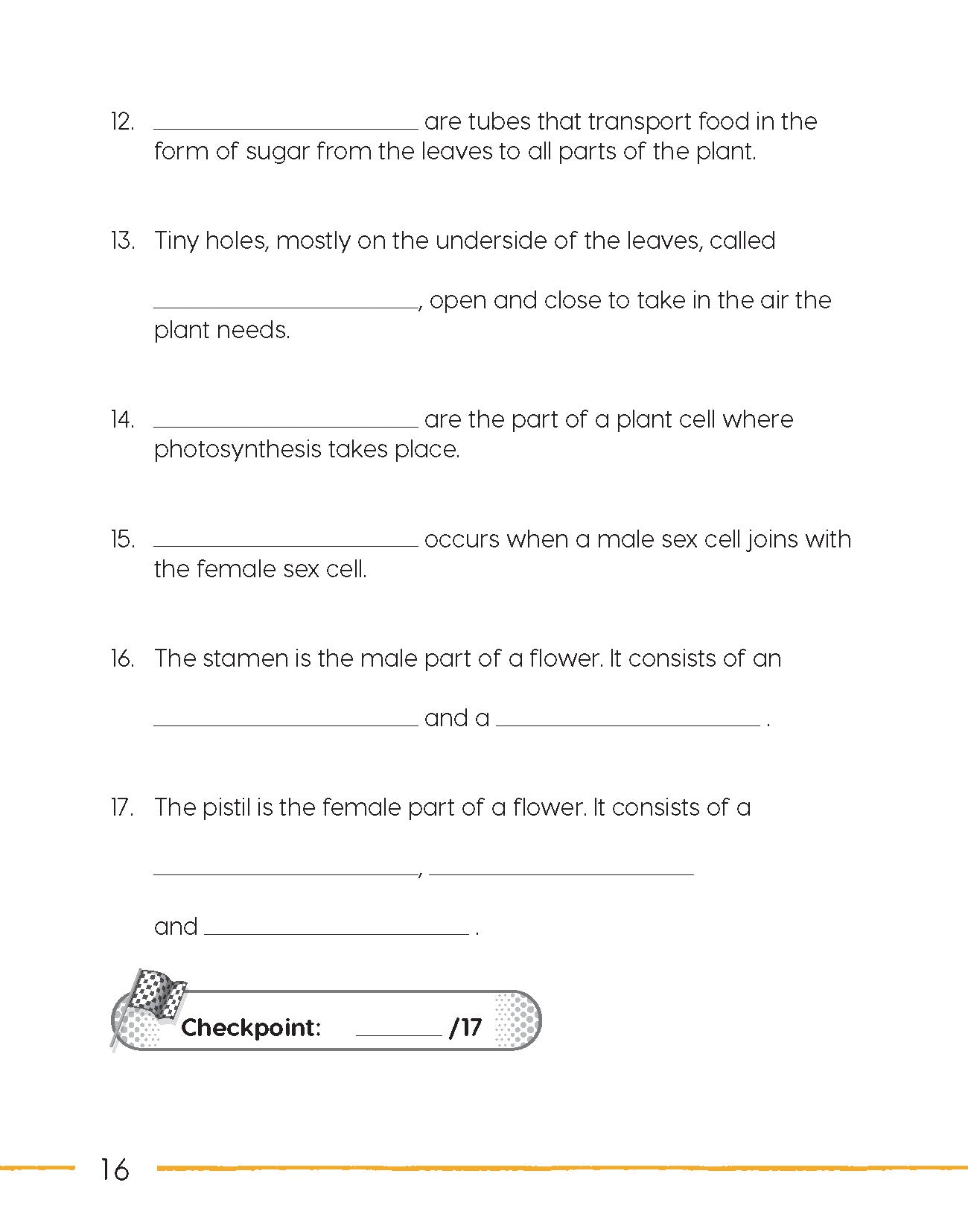 Next Generation Science – Review and Assessment Level 4