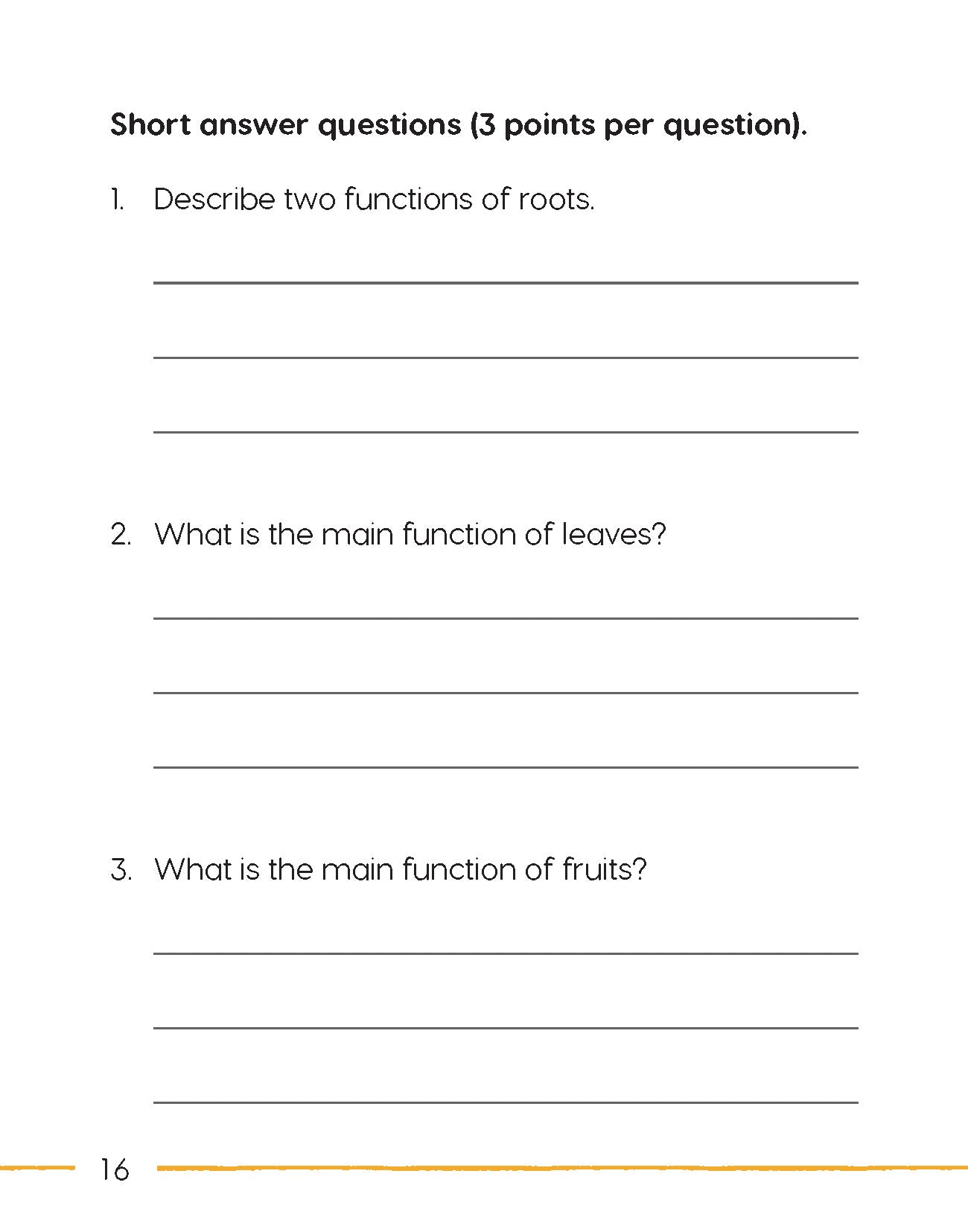 Next Generation Science – Review and Assessment Level 1